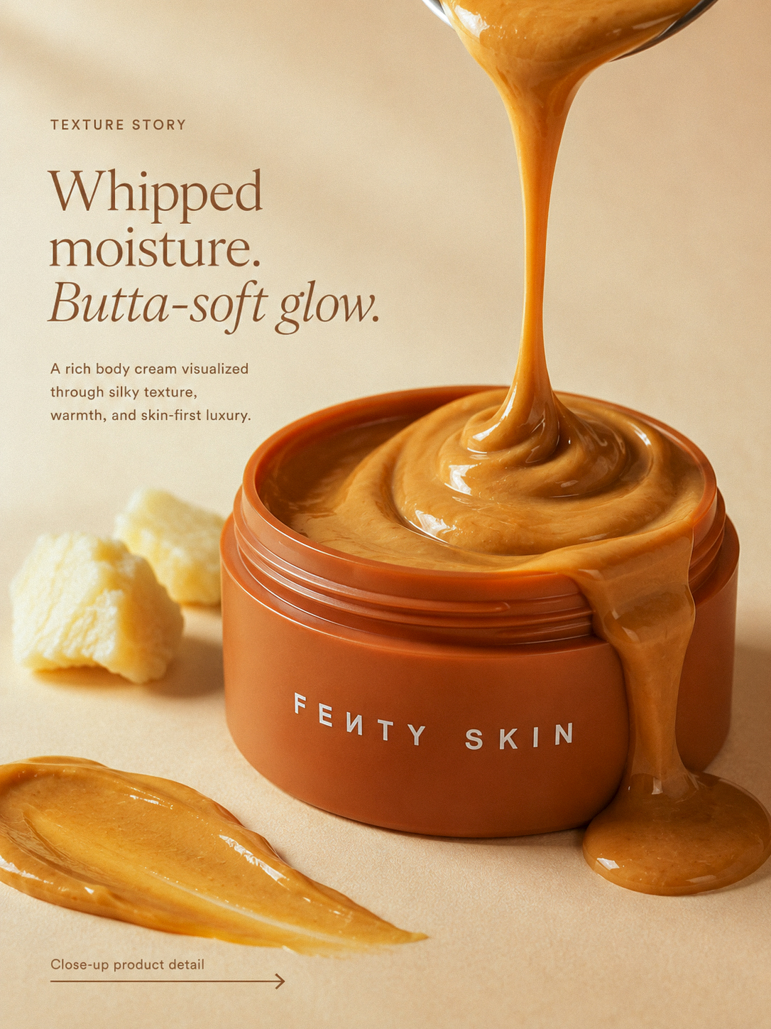 Fenty Skin · Butta Soft Glow — Beleza · Direção de Arte · Imagem de Produto