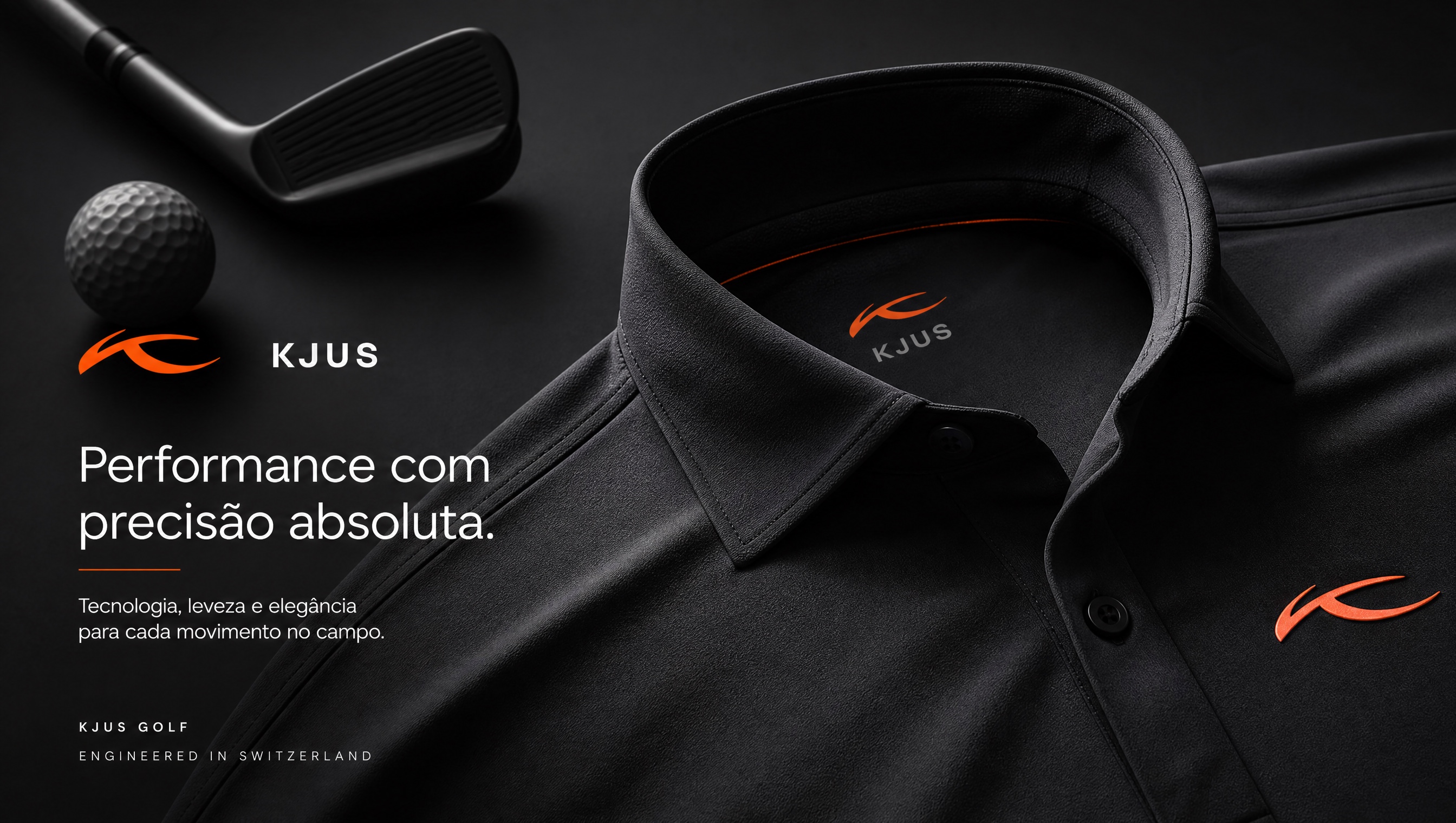 KJUS Golf · Campanha de Performance — Moda e Sportswear · Campanha · Direção de Arte